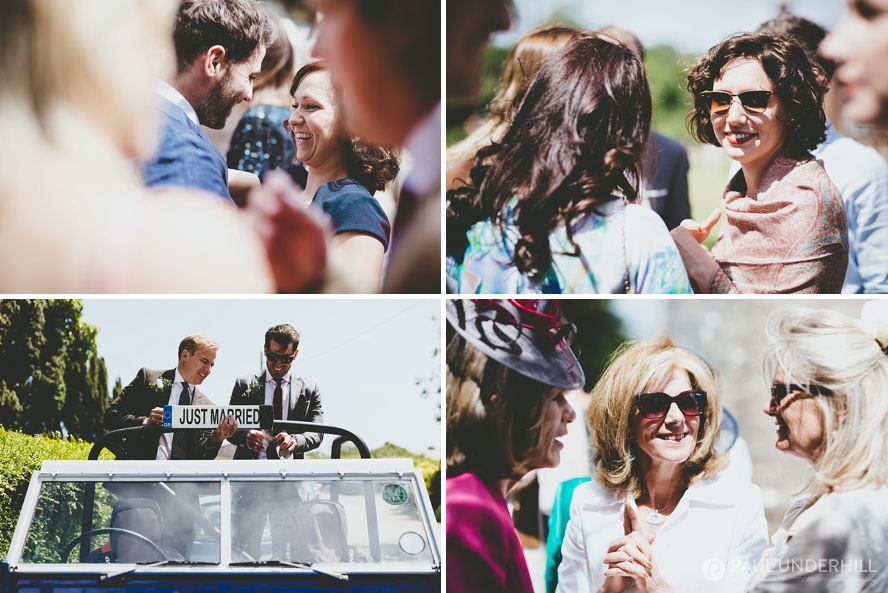 Documentary photography wedding guests