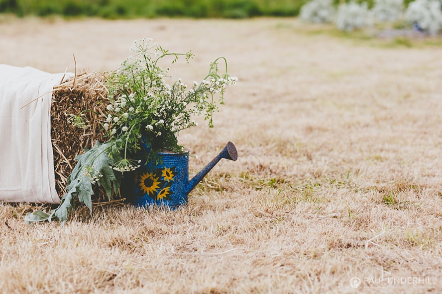 Farm themed wedding decorations