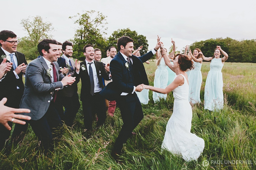 Rural Dorset wedding reception