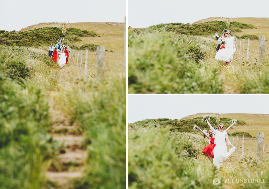Outdoor wedding photography