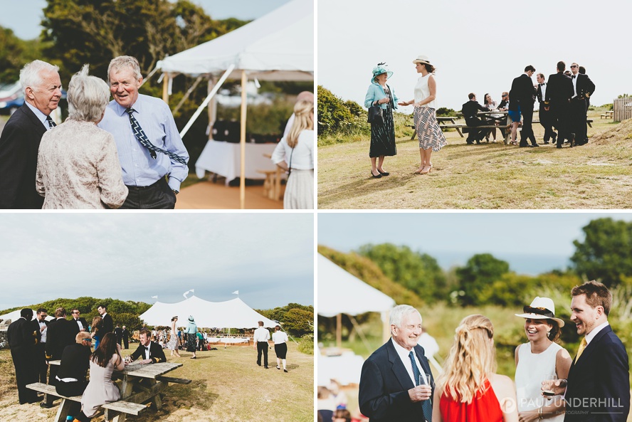 Reportage photography Durlston Country Park wedding