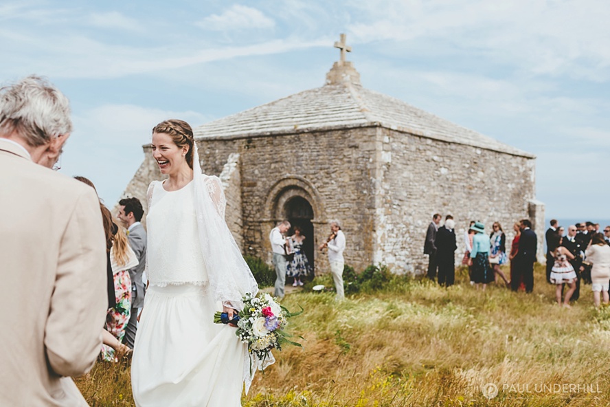 St Aldhelms Chapel wedding in Dorset