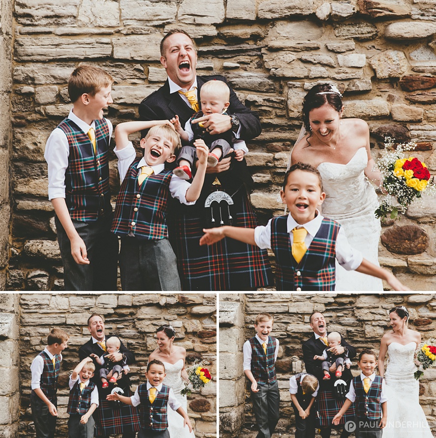 Alternative wedding portraits