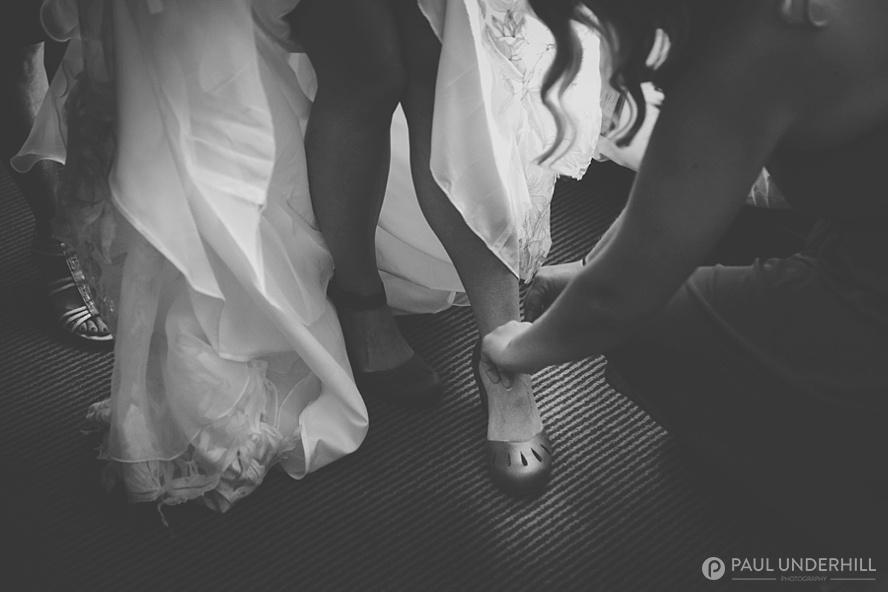 Creative documentary wedding photography