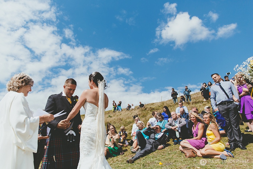 Creative photography of Dorset wedding