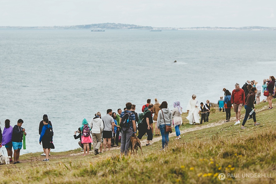 Documentary of Dorset wedding at Durdle Door