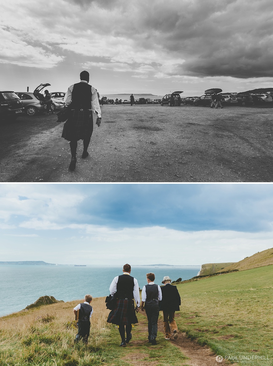 Documentary photography Dorset wedding