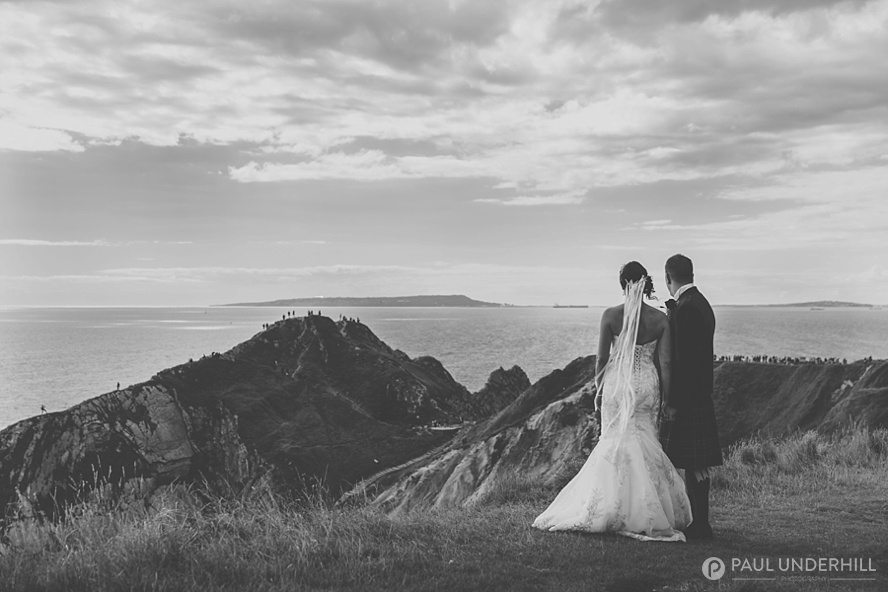 Durdle Door wedding portrait