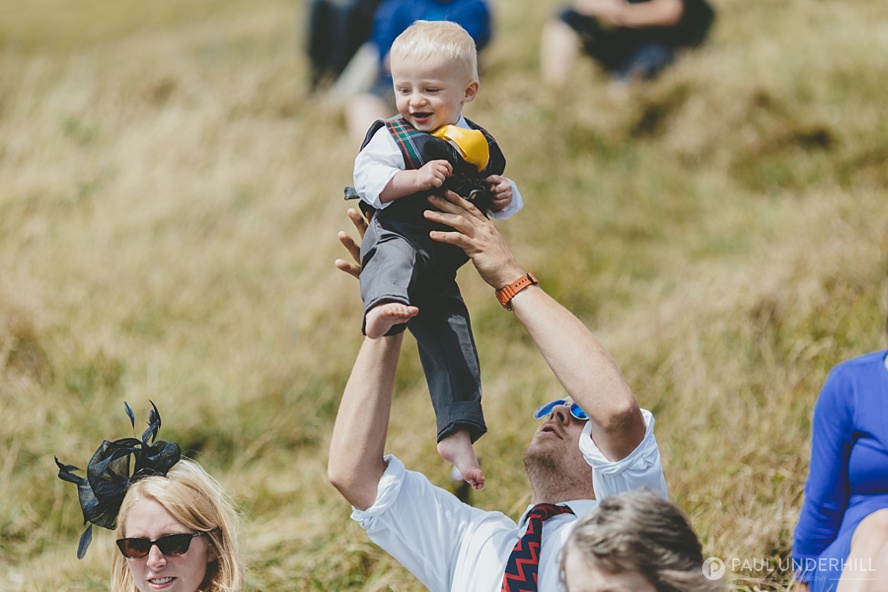 Fun moments photographed during wedding