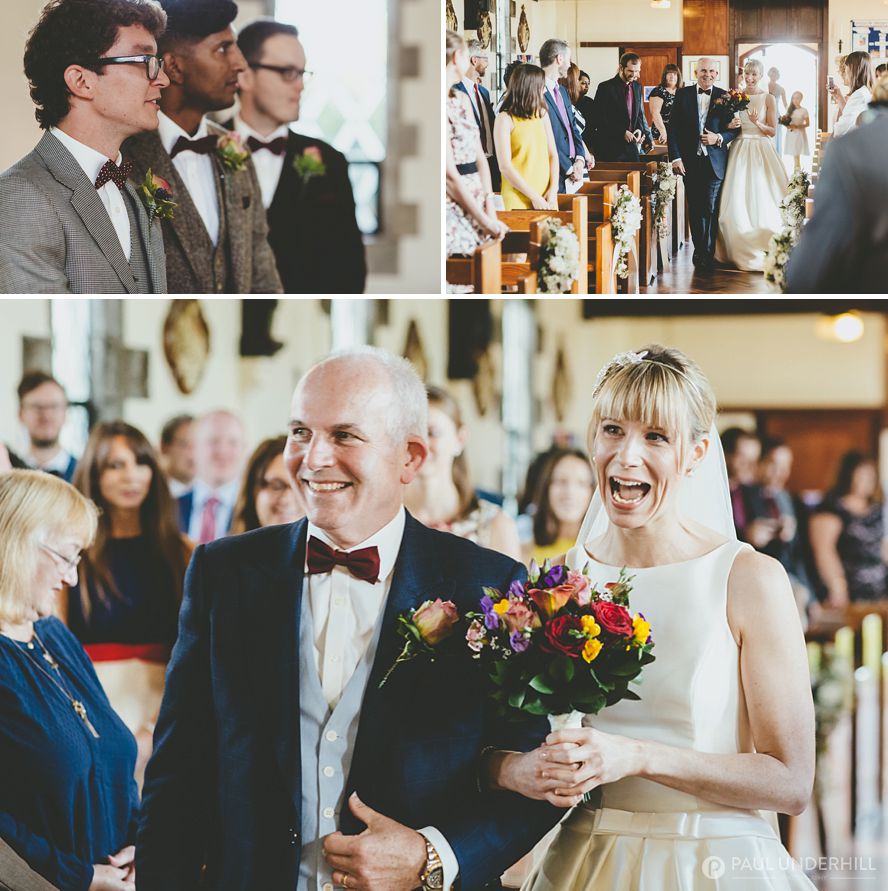Catholic church wedding Dorset