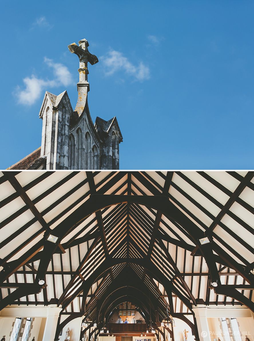 Catholic church wedding in Dorset