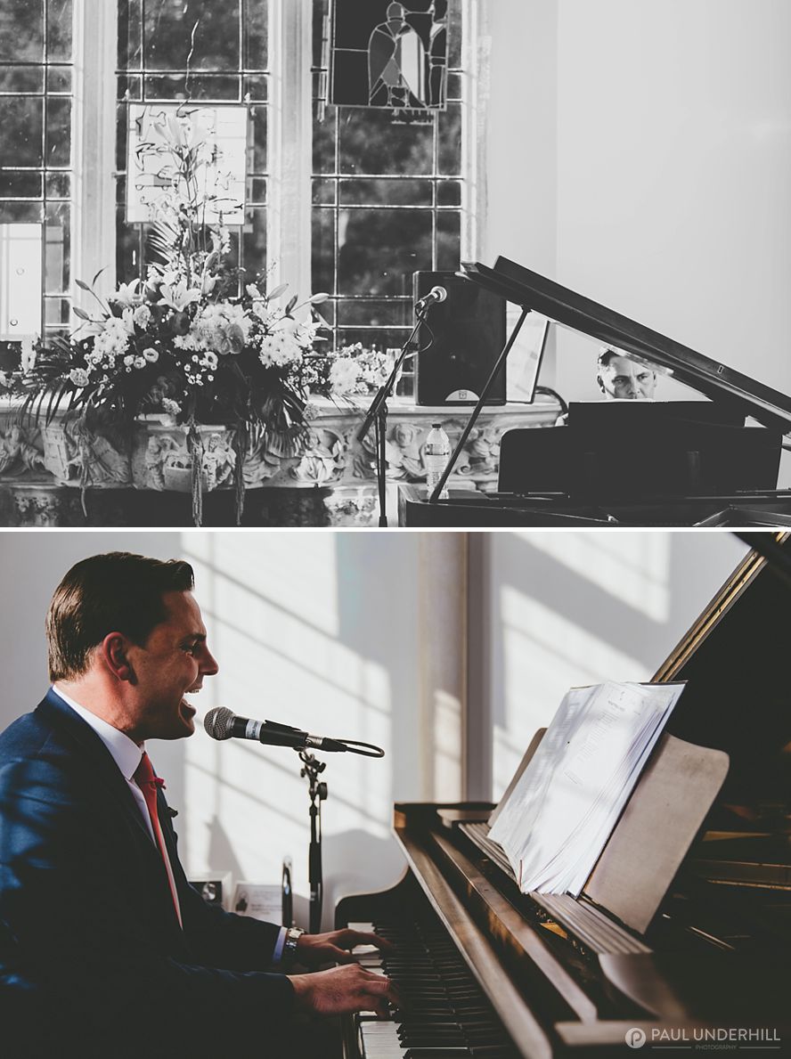 Wedding singer Highcliffe Castle