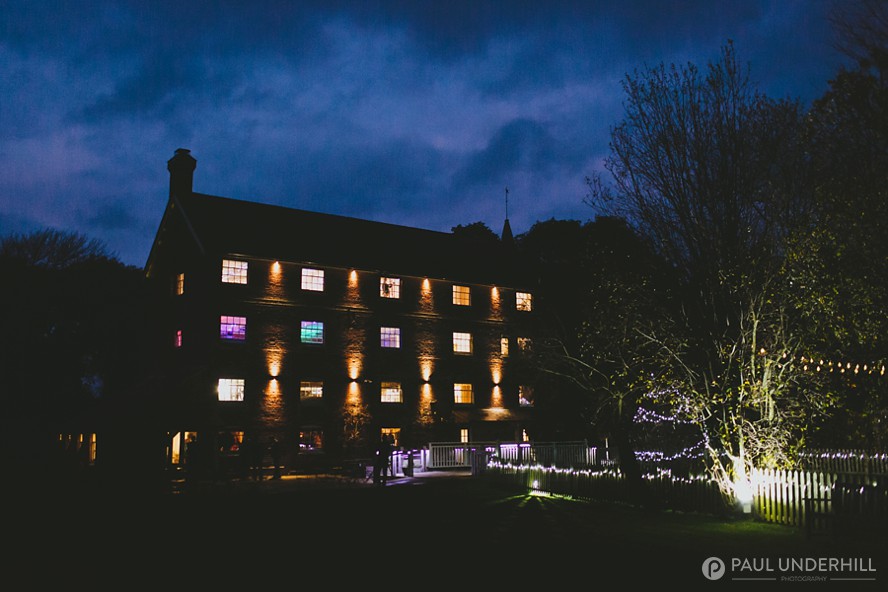 Sopley Mill at night