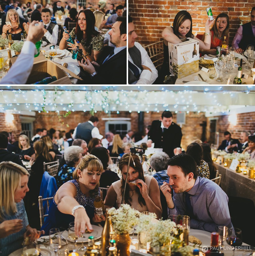 Wedding reception at Sopley Mill Dorset