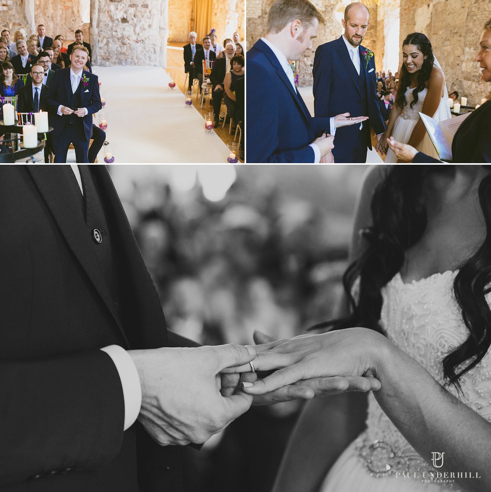 exchange-of-rings-lulworth-castle-wedding