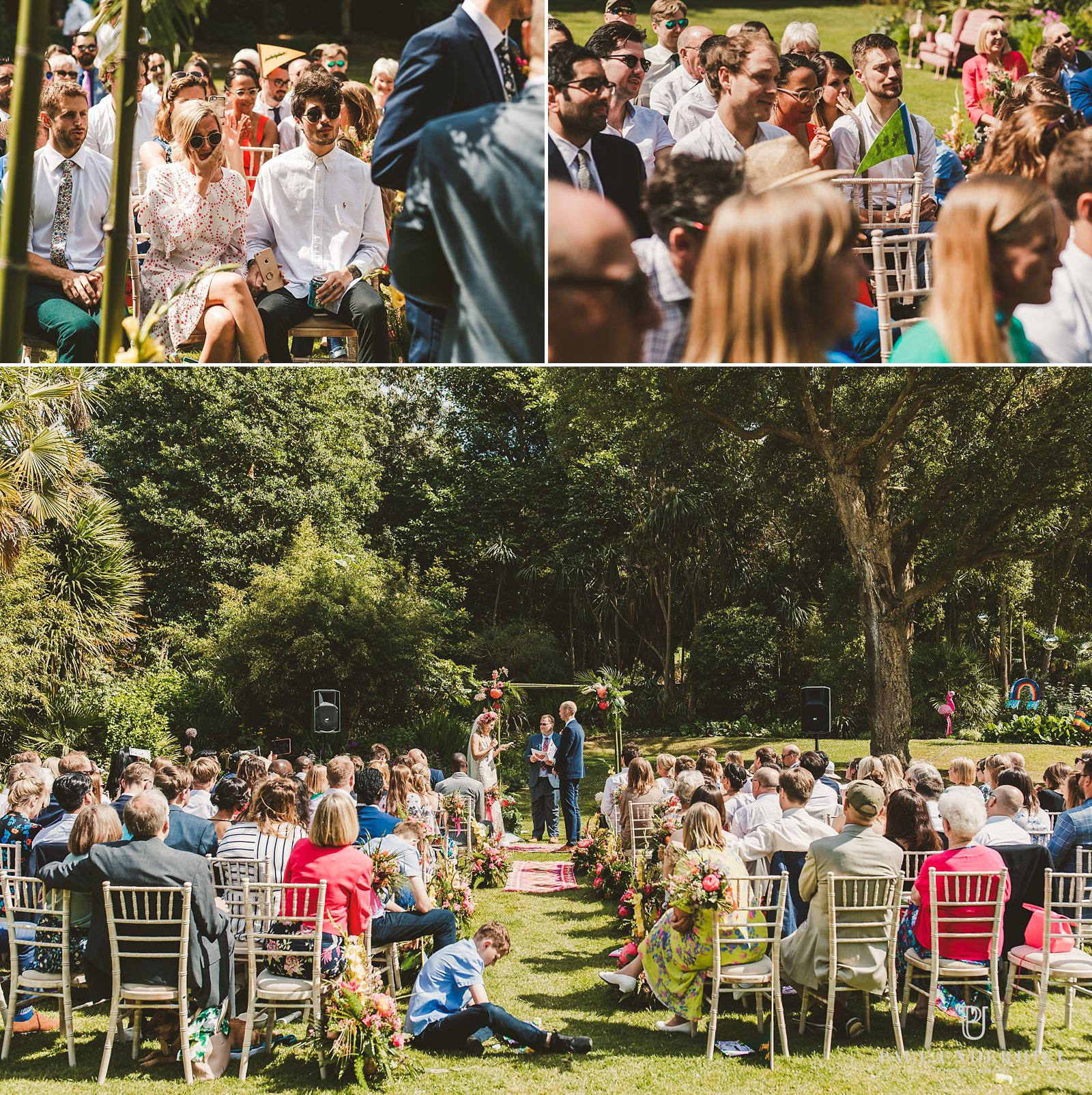 Abbotsbury Subtropical Gardens wedding photography in Dorset