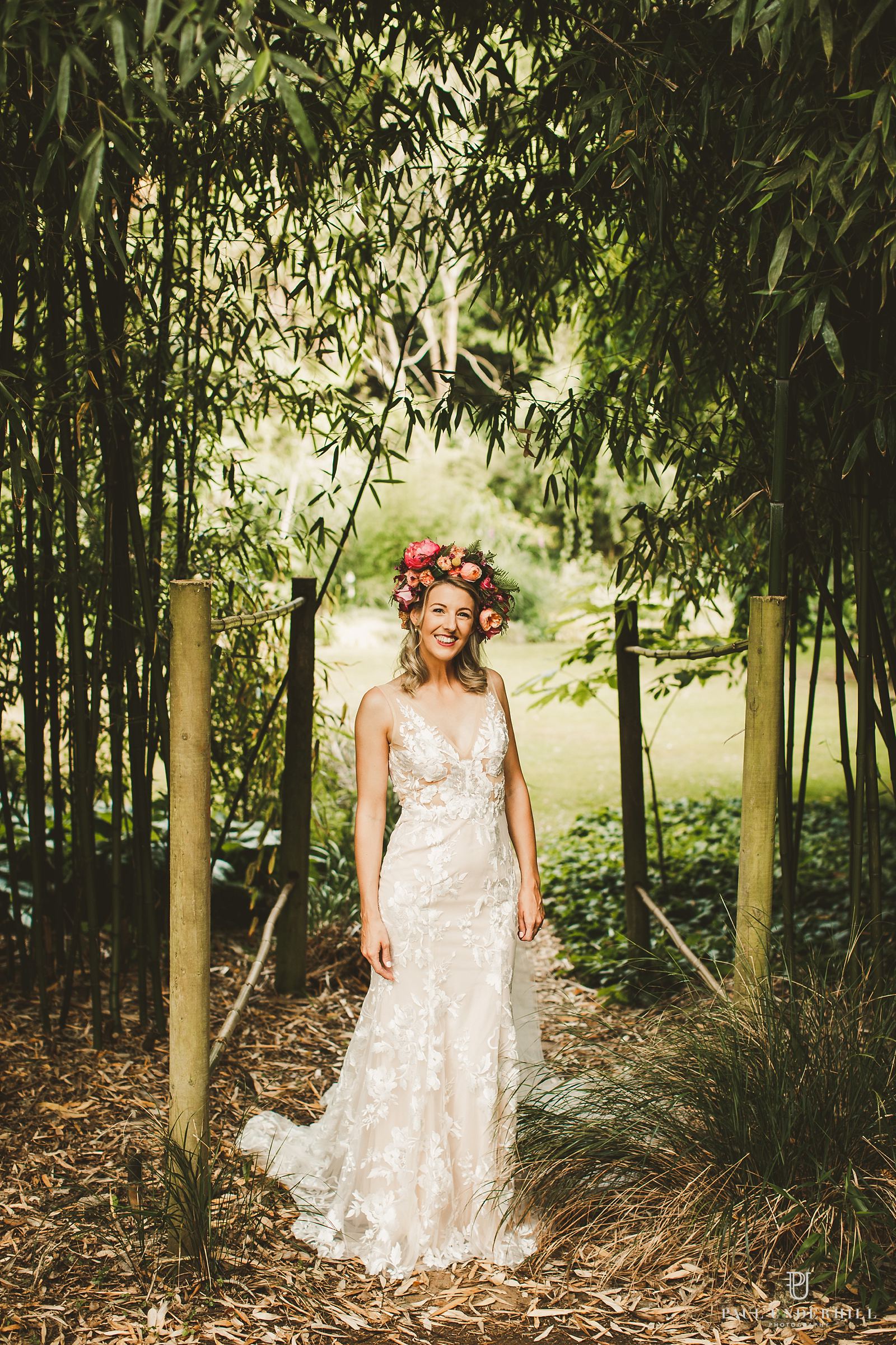 Abbotsbury Subtropical Gardens wedding photography in Dorset