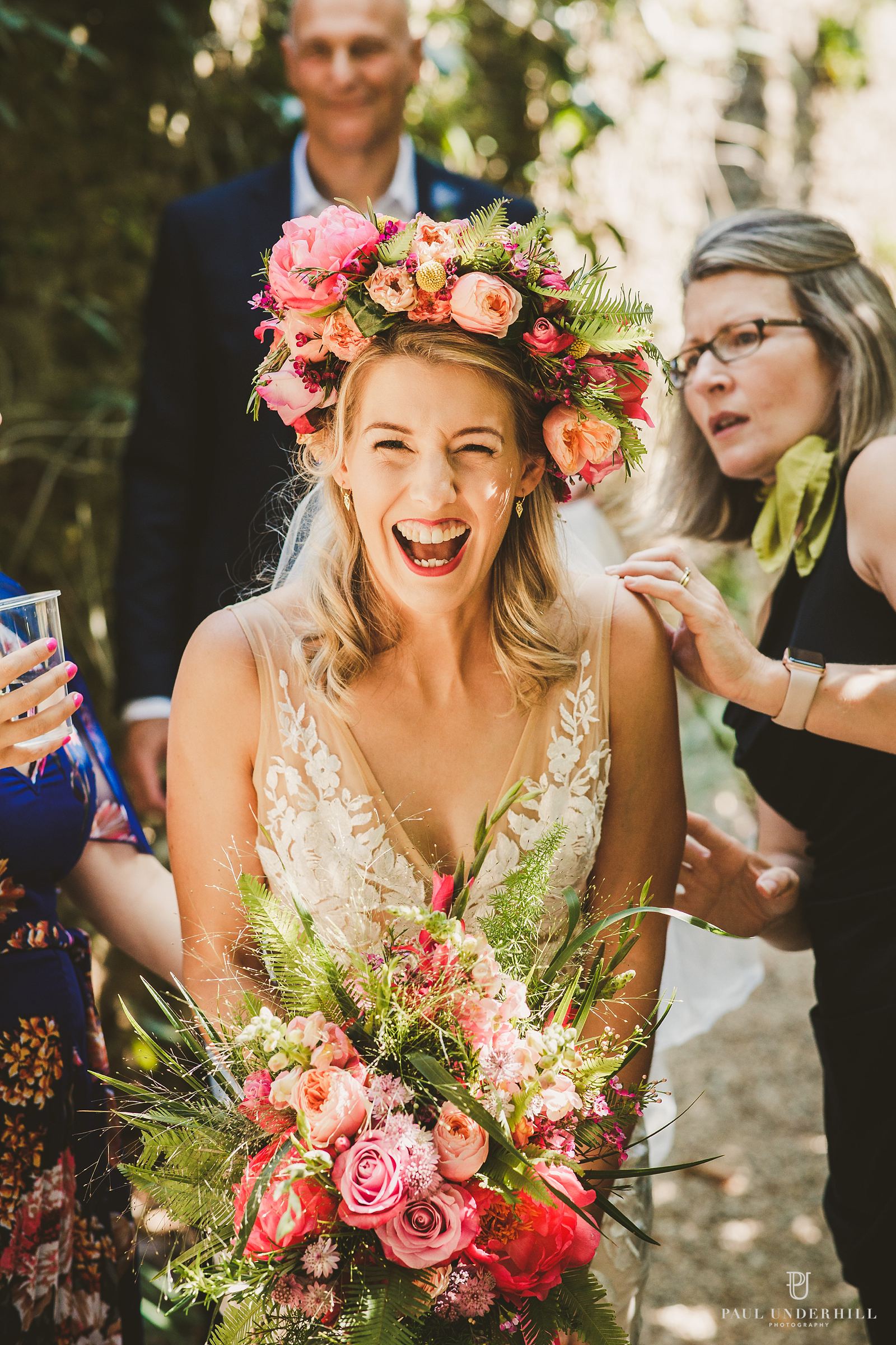 Abbotsbury Subtropical Gardens wedding photography in Dorset