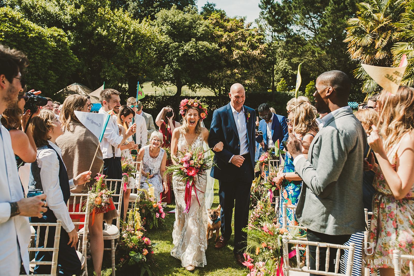 Abbotsbury Subtropical Gardens wedding photography in Dorset